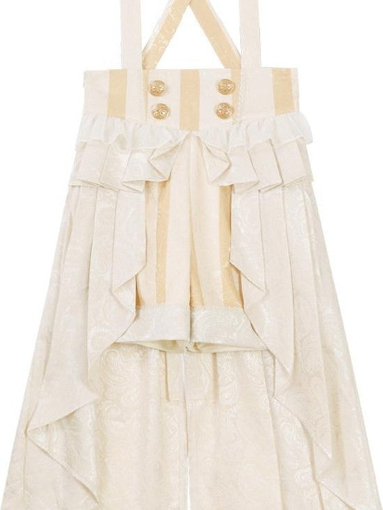 Jing Mu Lolita Court Prince Stand Collar Suspender Skirt Women's Full Coordination Sets