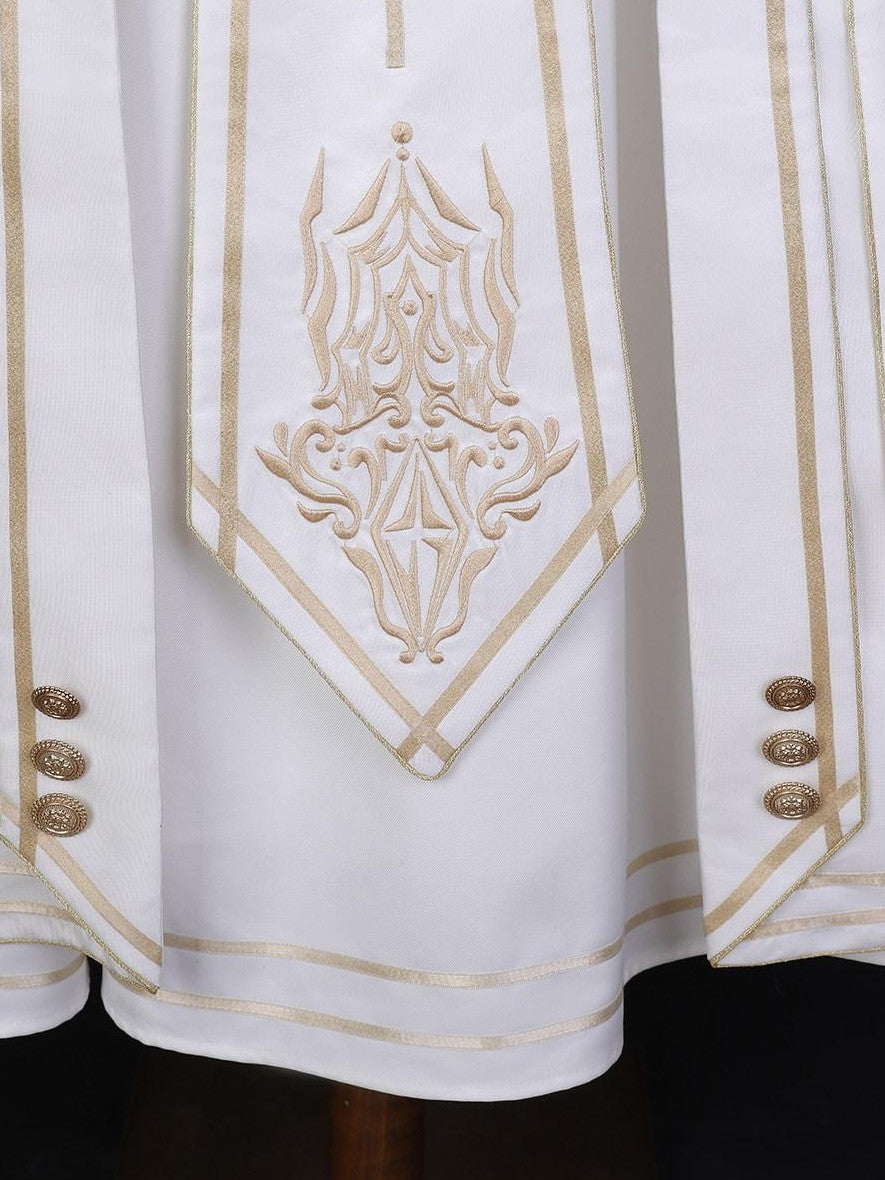 Jing Mu Lolita Gothic Greek Goddess Cloak Stand Collar Slim Women's Long Sleeve Op