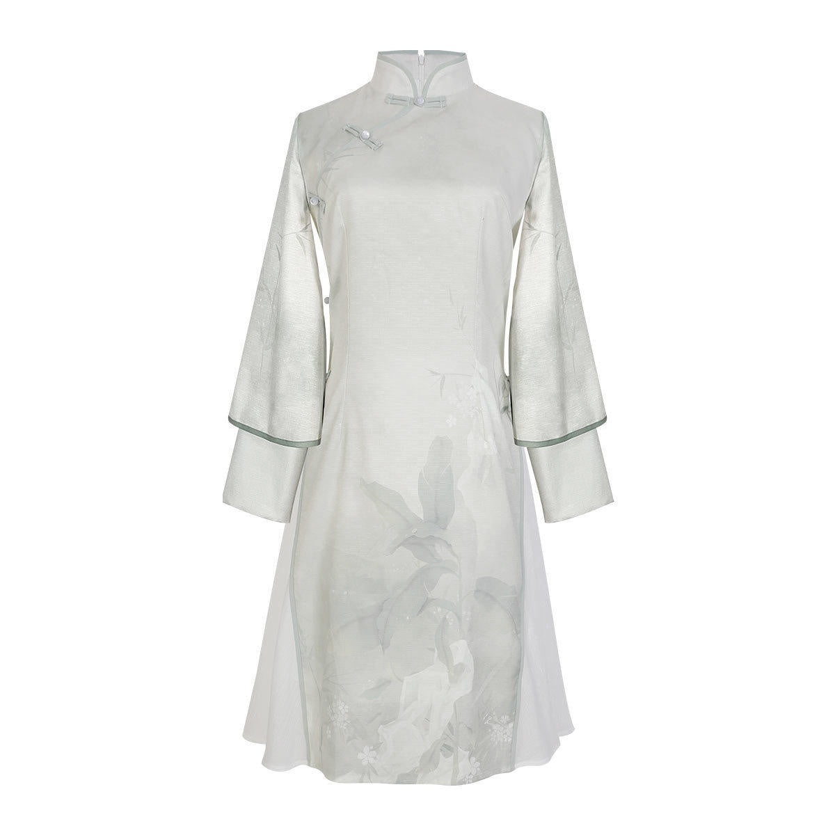 Jing_Mu_Modified_Qipao_Asymmetric_Collar_High_Slit_Plush_Jacket_Women's_Long_Sleeve_Op_692744467341_MISSTT