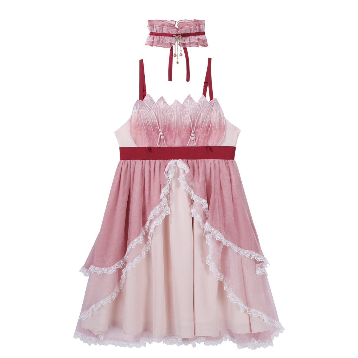 Jing_Mu_Pink_Chinese_Lolita_Feather_Sleeve_Waist_Sash_Women's_Jsk_/_Jumper_Skirts_919681694364_MISSTT