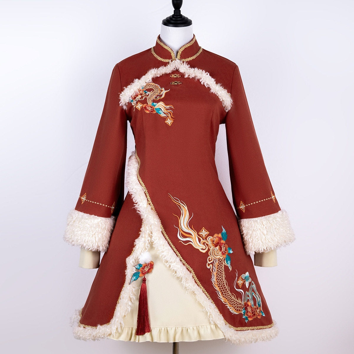 Jing_Mu_Red_Dragon_Motif_Cheongsam_Lolita_Shawl_Women's_Long_Sleeve_Op_754625363171_MISSTT