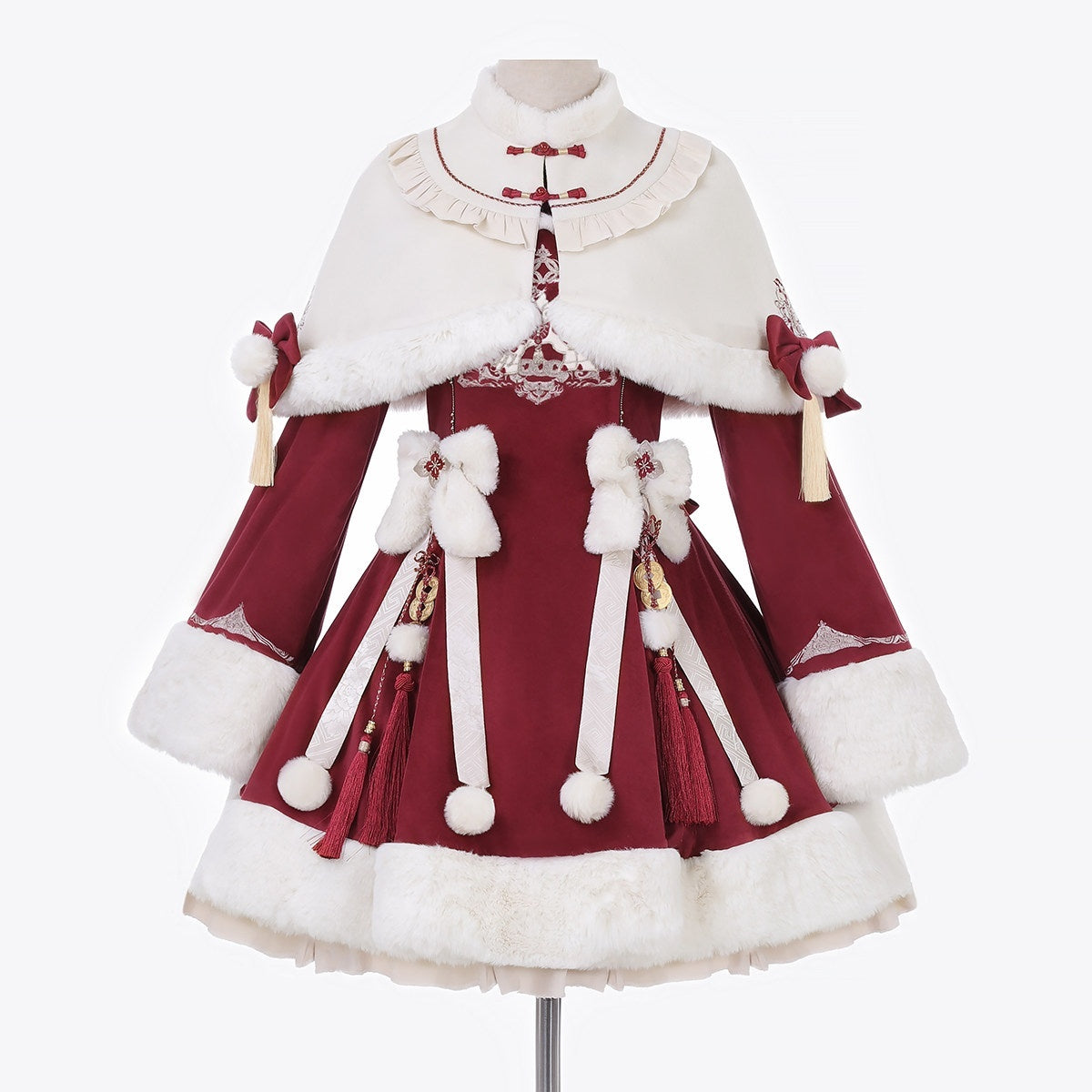 Jing_Mu_Red_Lolita_Chinese_Capelet_Puff_Skirt_Stand_Collar_Women's_Long_Sleeve_Op_981220137873_MISSTT