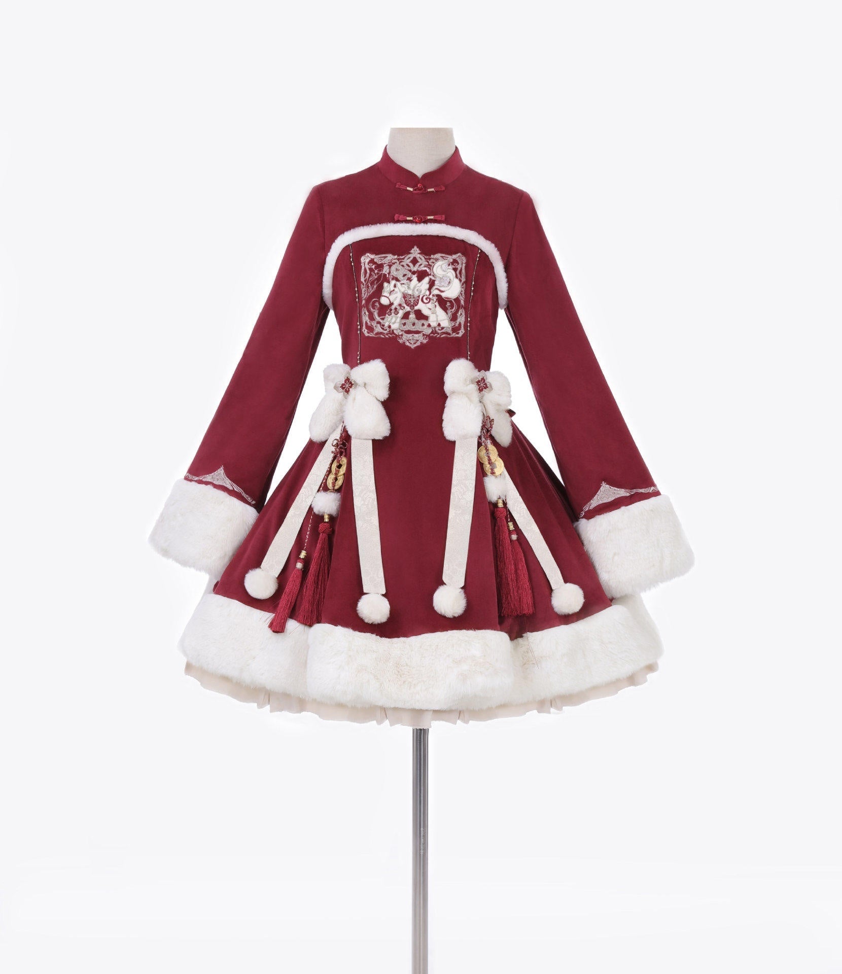 Jing_Mu_Red_Lolita_Chinese_Capelet_Puff_Skirt_Stand_Collar_Women's_Long_Sleeve_Op_981220137873_MISSTT