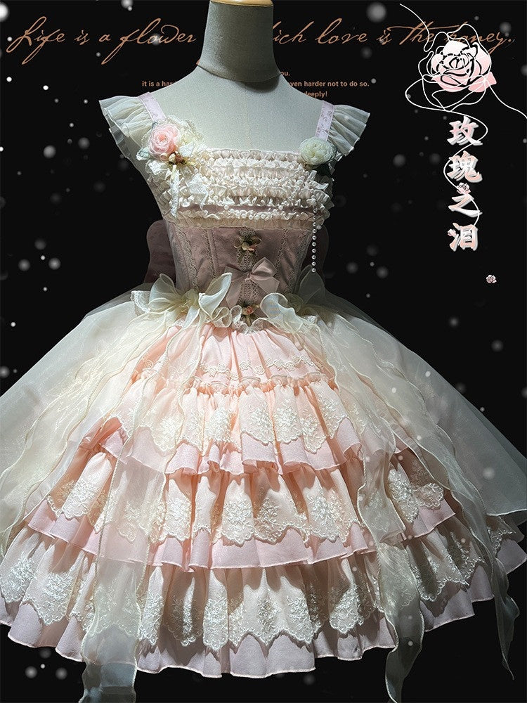 Jing_Mu_Rose_Print_Ballet_Train_Lolita_Spaghetti_Strap_Women's_Jsk_/_Jumper_Skirts_920249296188_MISSTT