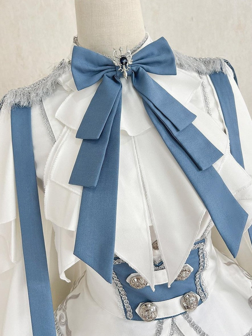 Jing Mu Starlight Knight Lolita Punk Stand Collar Women's Skirt Sets