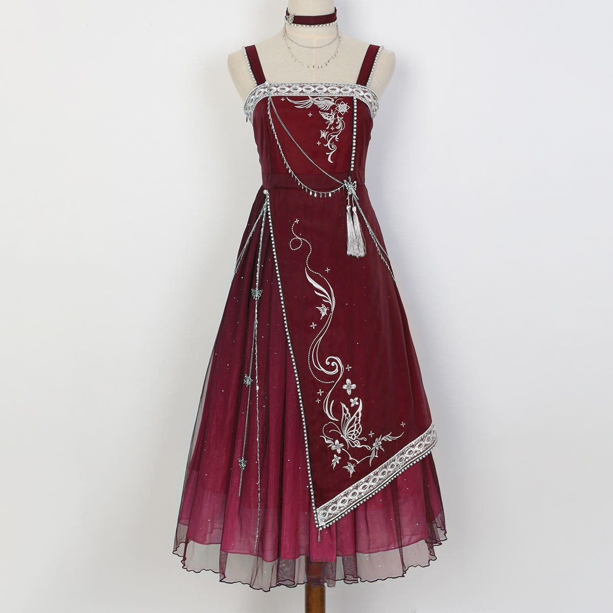 Jing_Mu_Starry_Dream_Chinese_Hanfu_Lolita_Modified_Women's_Polyester_Jsk_/_Jumper_Skirts_719680842643_MISSTT