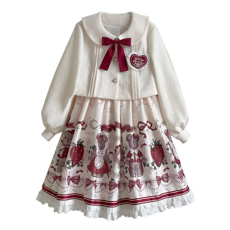 Jing_Mu_Strawberry_Print_High_Waist_Aline_Lolita_Women's_Polyester_Jsk_/_Jumper_Skirts_657191580555_MISSTT