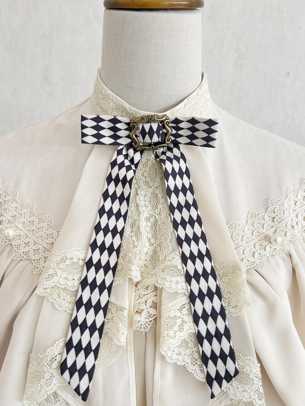 Jing Mu Vintage Elegant Lolita Cla A Line Stand Collar Bow Women's Long Sleeve Op