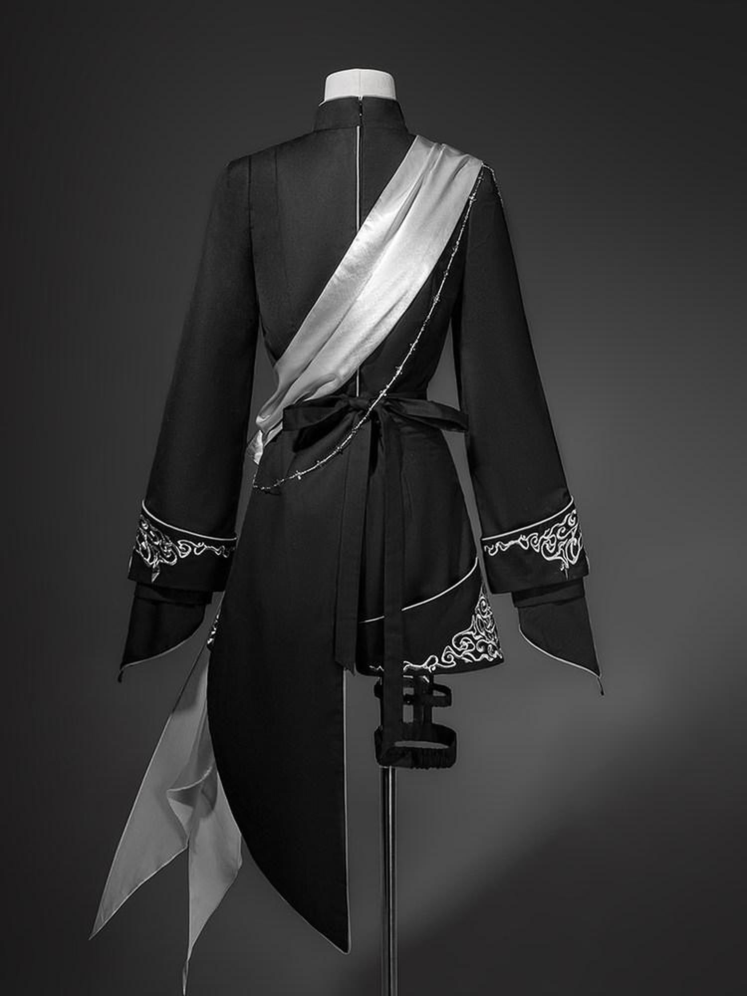 Jing Mu Vintage Gothic Knight Prince Sash Shorts Dapper Women's Full Coordination Sets