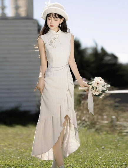 Jing_Mu_White_Moonlight_Embroidered_Pipa_Collar_Women's_Polyester_Jsk_Sets_847884370058_MISSTT