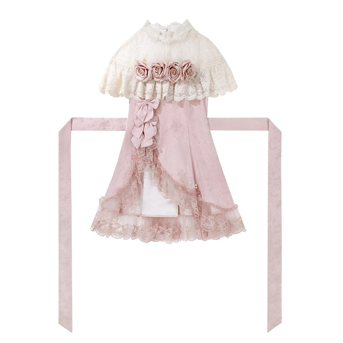 Letter_from_Unknown_Stars_Elegant_Rose_Poem_Lolita_Skirt_And_Dress_With_Necklace_Women's_Skirt_Sets_960616921112_MISSTT