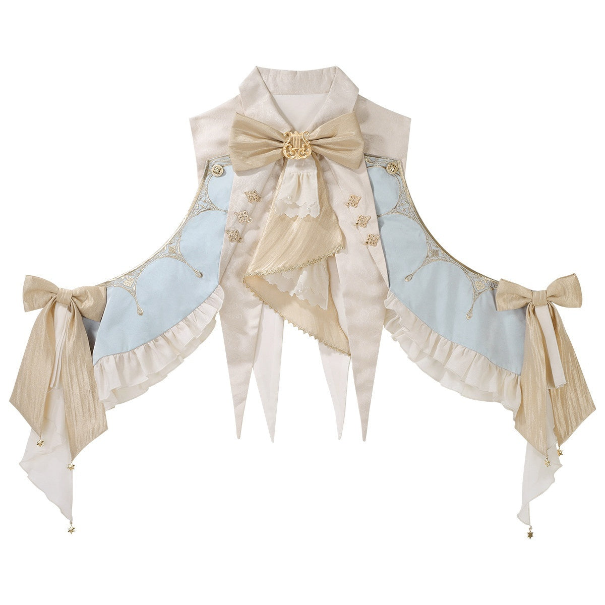 Letter_from_Unknown_Stars_Fairytale_Chinese_Prince_Faux_Collar_Women's_Shirt_Shorts_Full_Coordination_Sets_1029566759390_MISSTT