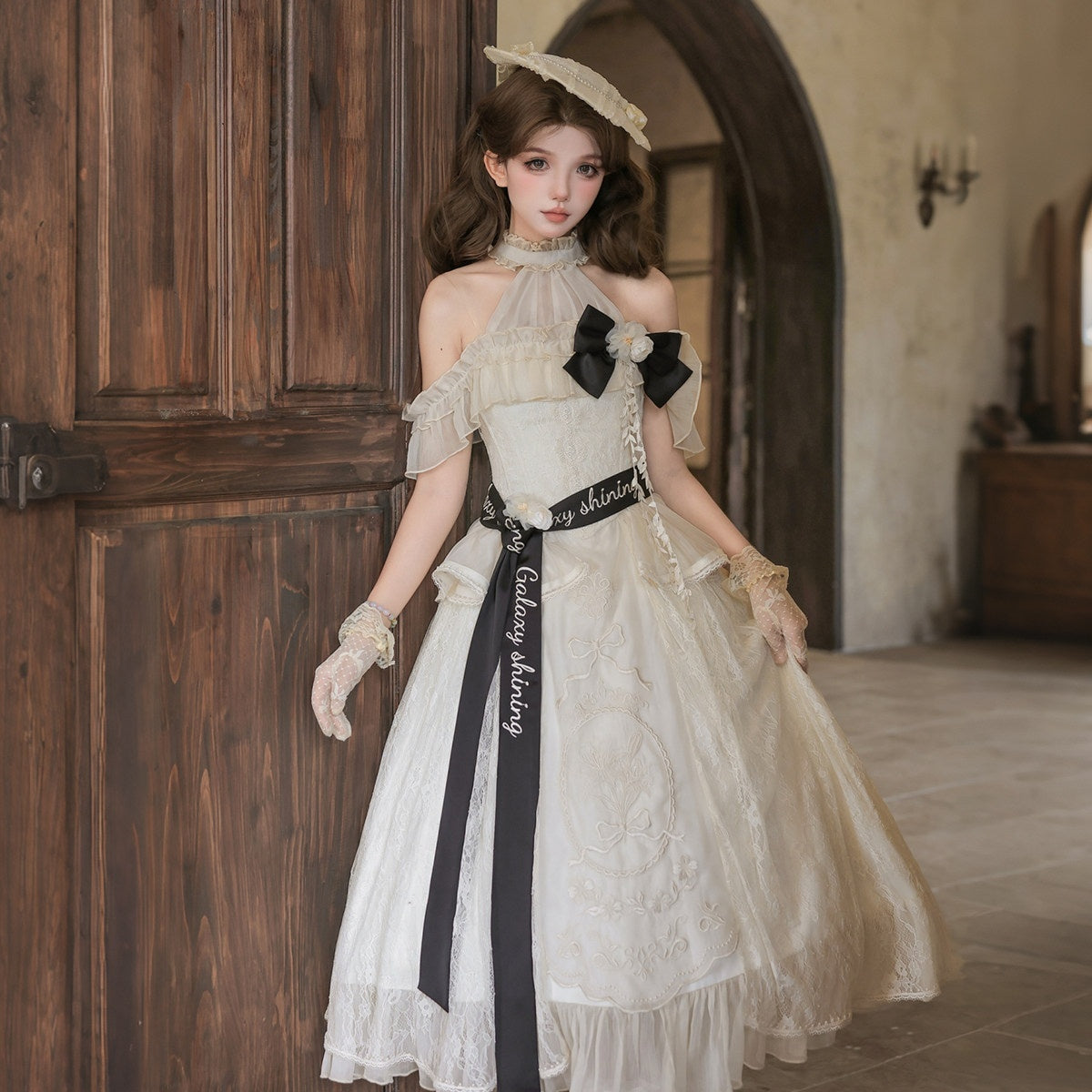 Letter_from_Unknown_Stars_Glass_Greenhouse_Classical_Lolita_Women's_Jsk_/_Jumper_Skirts_1051015003545_MISSTT