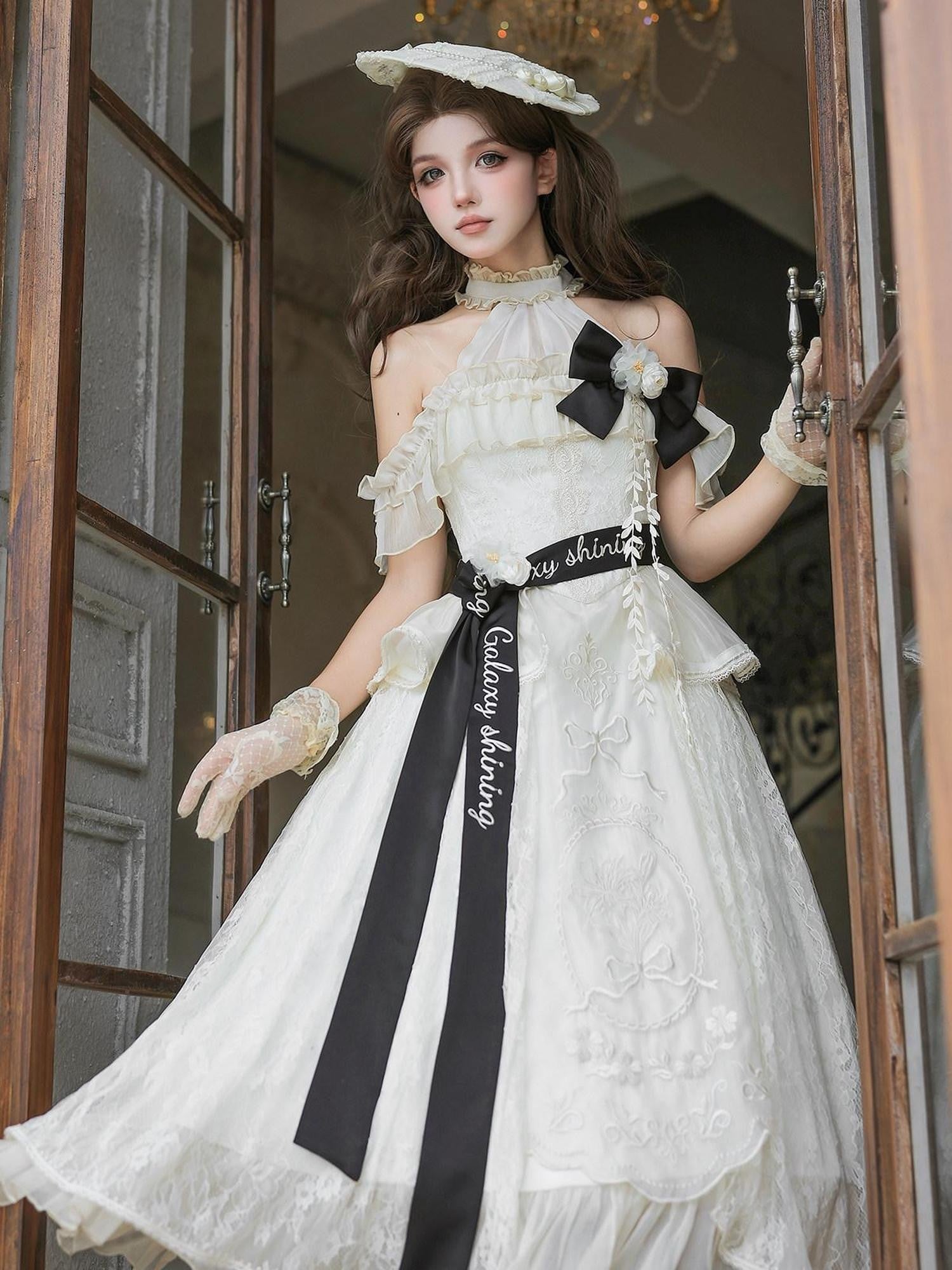 Letter from Unknown Stars Glass Greenhouse Classical Lolita Women's Jsk / Jumper Skirts