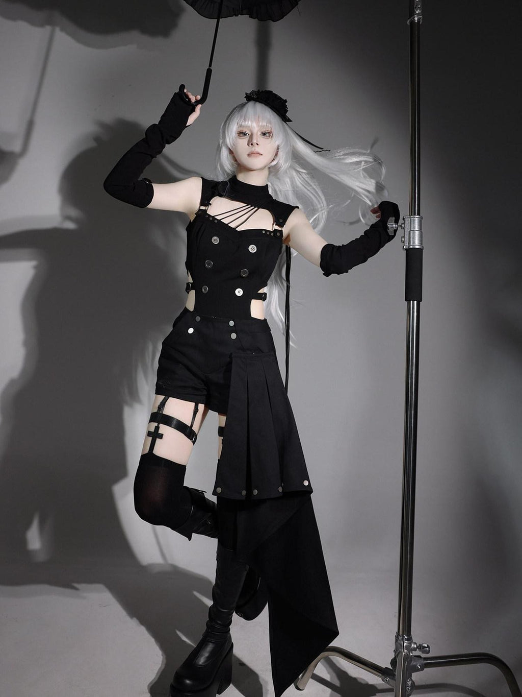 Letter from Unknown Stars Masquerade Phantom Thief Dark Gothic Lolita Women's Jsk / Jumper Skirts