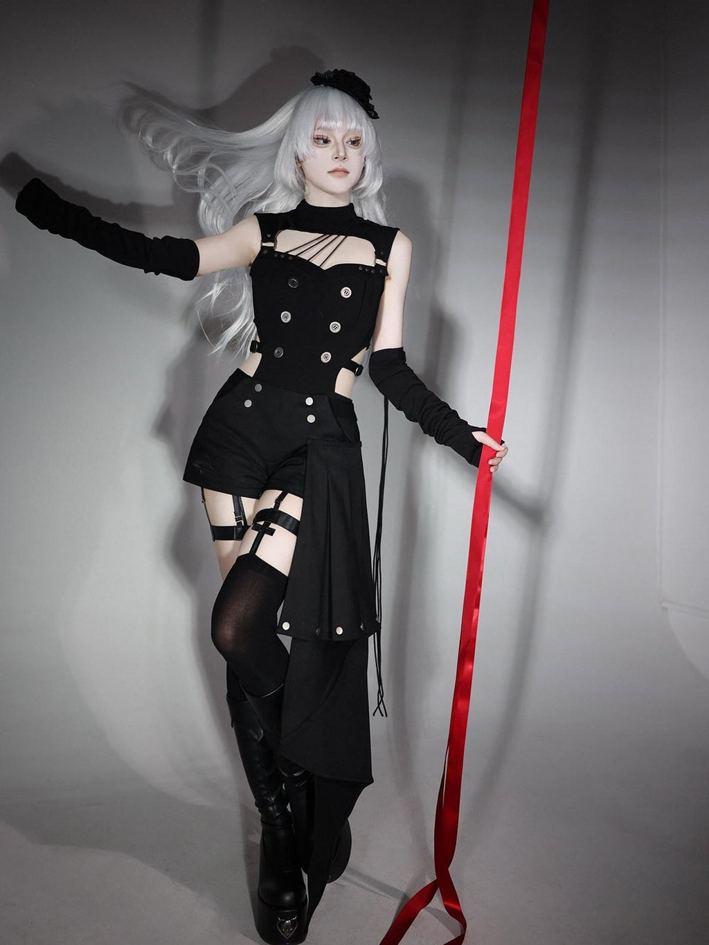 Letter from Unknown Stars Masquerade Phantom Thief Dark Gothic Lolita Women's Jsk / Jumper Skirts