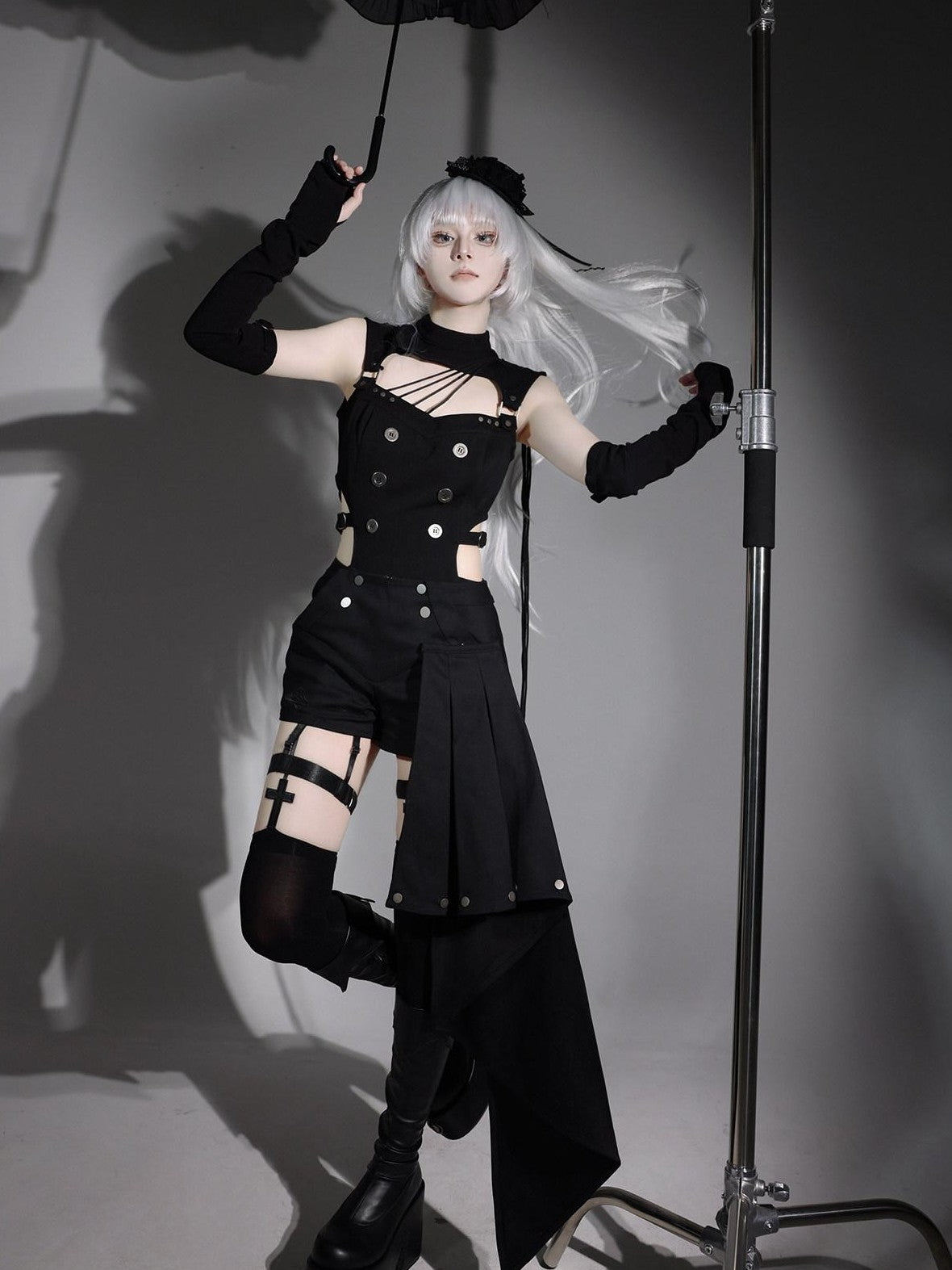 Letter from Unknown Stars Masquerade Phantom Thief Dark Gothic Lolita Women's Jsk / Jumper Skirts