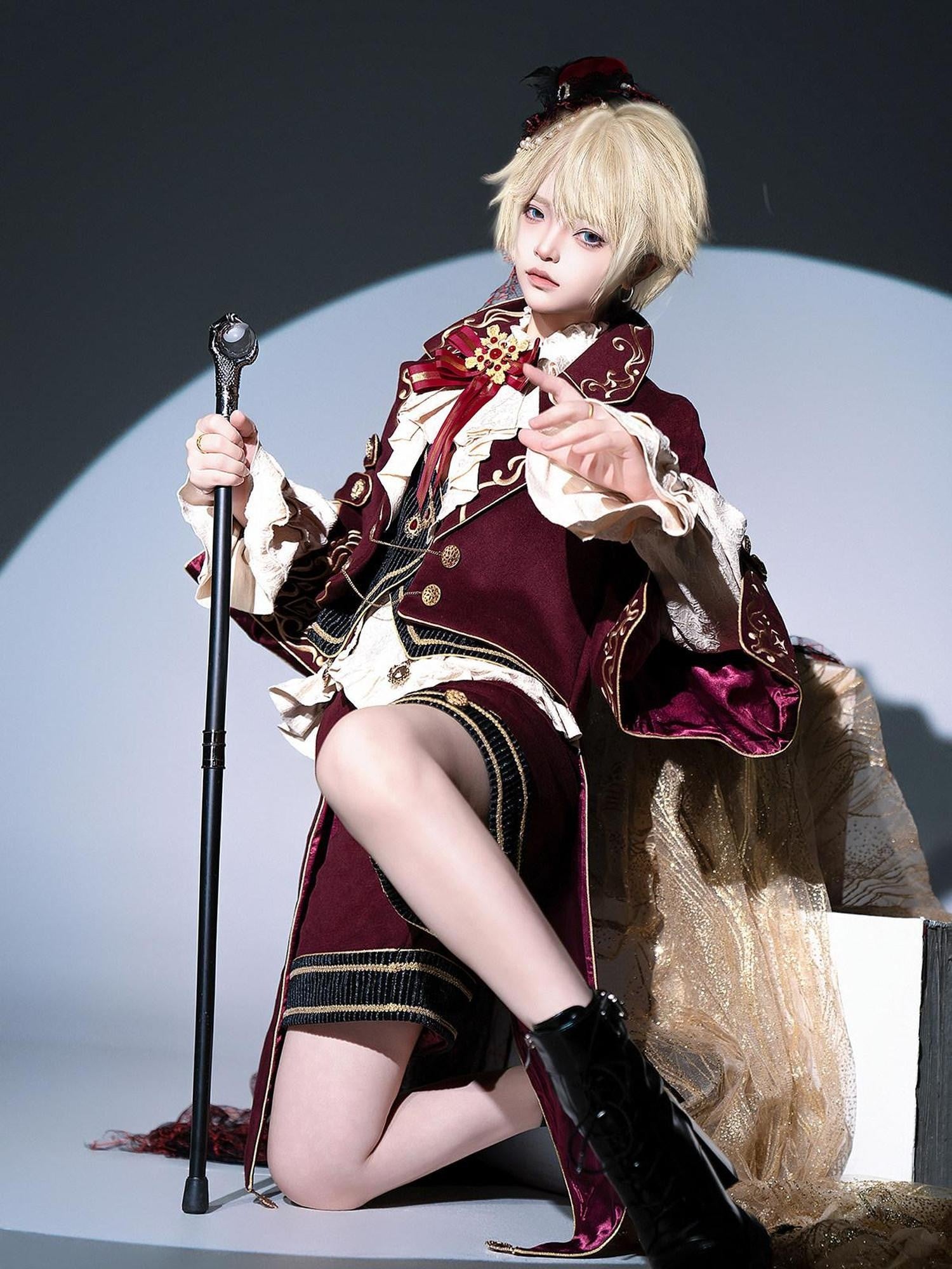 Letter from Unknown Stars Military Cape Prince Suit Lolita Women's Full Coordination Sets