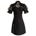 Letter_from_Unknown_Stars_Starry_Modified_Cheongsam_Lolita_Women's_Polyester_Short_Sleeve_Op_672559535540_MISSTT