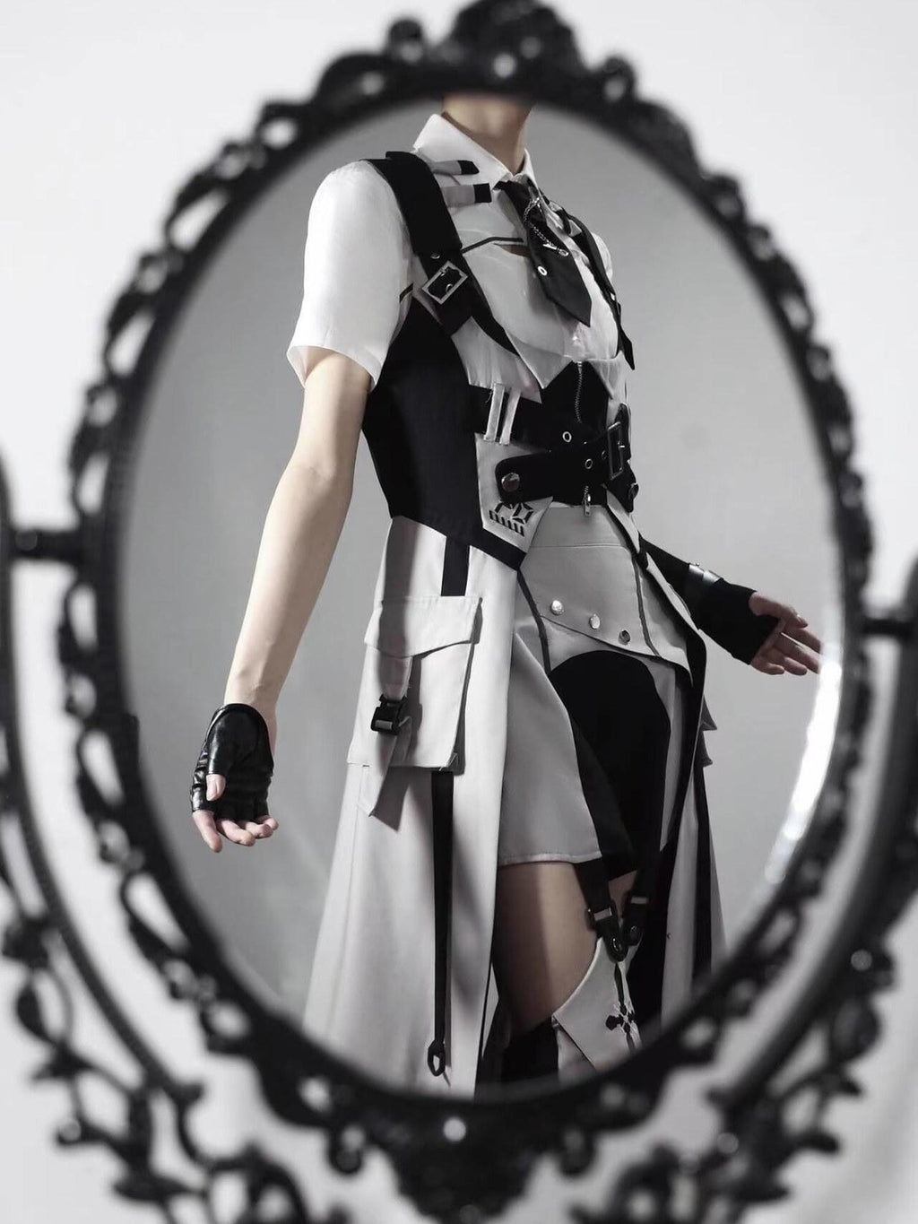Letter from Unknown Stars Tianhe Record Short Sleeve Lolita Vest Tie Skirt Women's Op Sets