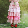 SOS_MEME_CLUB_Pink_Polka_Dot_Lace_Trim_Layered_Ruffle_Women's_Rayon_Skirts_1039969423399_MISSTT