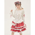 SOS_MEME_CLUB_Showa_Retro_Ruffle_Bow_Puff_Sleeves_Square_Neck_Women's_Short_Sleeve_Blouses_708637223127_MISSTT