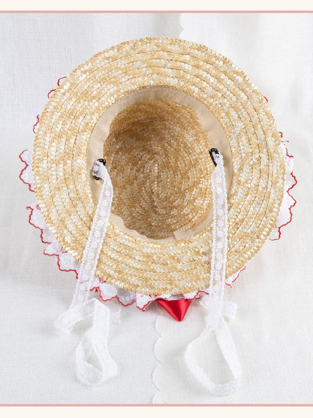 Stardust Rose Goodnight Bear Apple Sweetheart Lolita Bow Women's Lace Full Bonnets