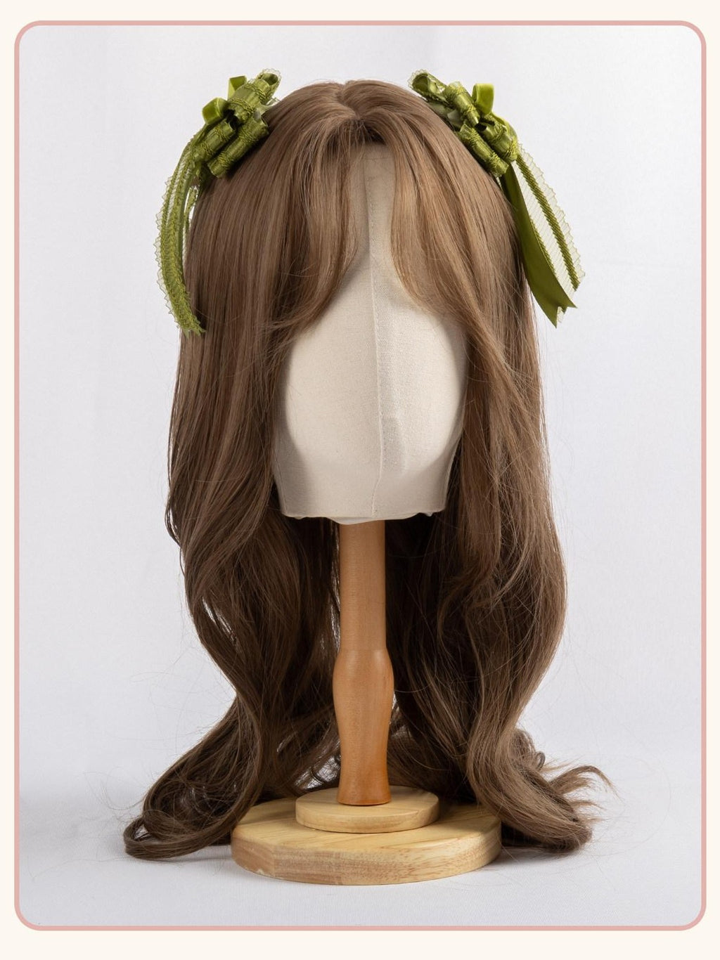 Stardust Rose Grass Green Lace Lily Of The Valley Lolita Top Hat Women's Hair Clips