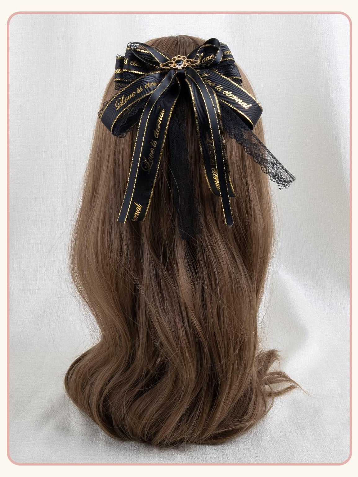 Stardust Rose Multicolor Handmade Bow Gothic Lolita Women's Lace Hair Clips