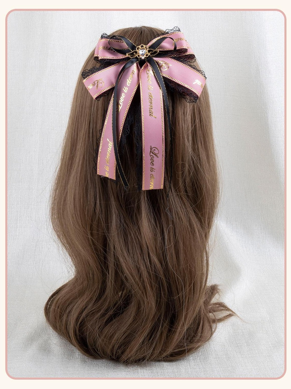 Stardust Rose Multicolor Handmade Bow Gothic Lolita Women's Lace Hair Clips