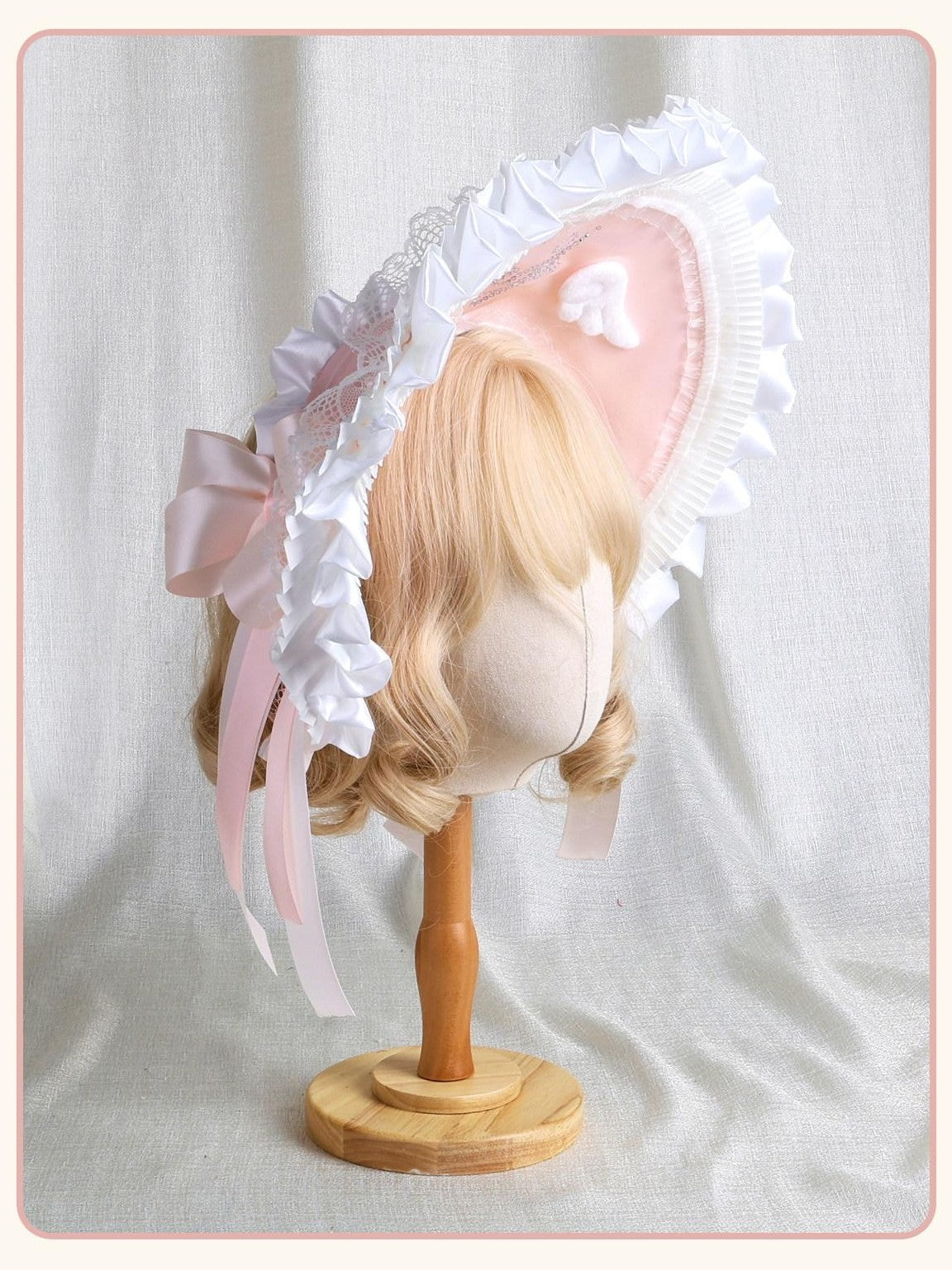 Stardust Rose Stardust Rose Angel Wing Lolita Handmade Flat Beret Women's Kc / Headbands