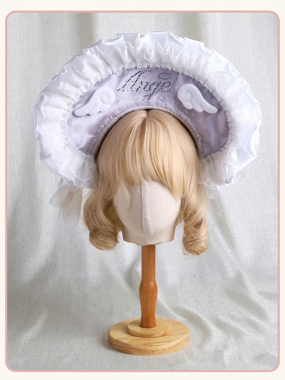 Stardust Rose Stardust Rose Angel Wing Lolita Handmade Flat Beret Women's Kc / Headbands