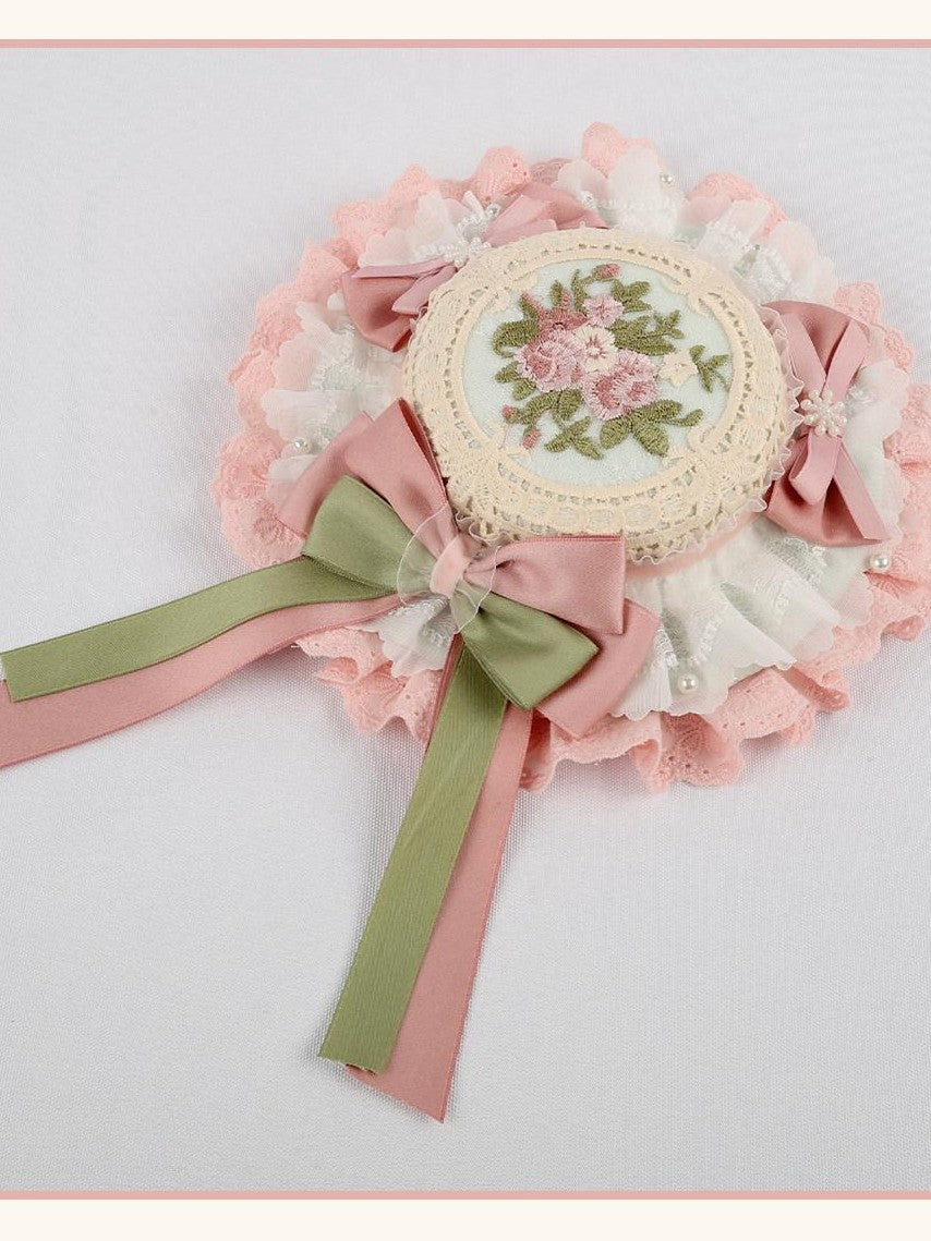 Stardust Rose Stardust Rose Bouquet Handmade Lolita Tea Party Women's Half Bonnets