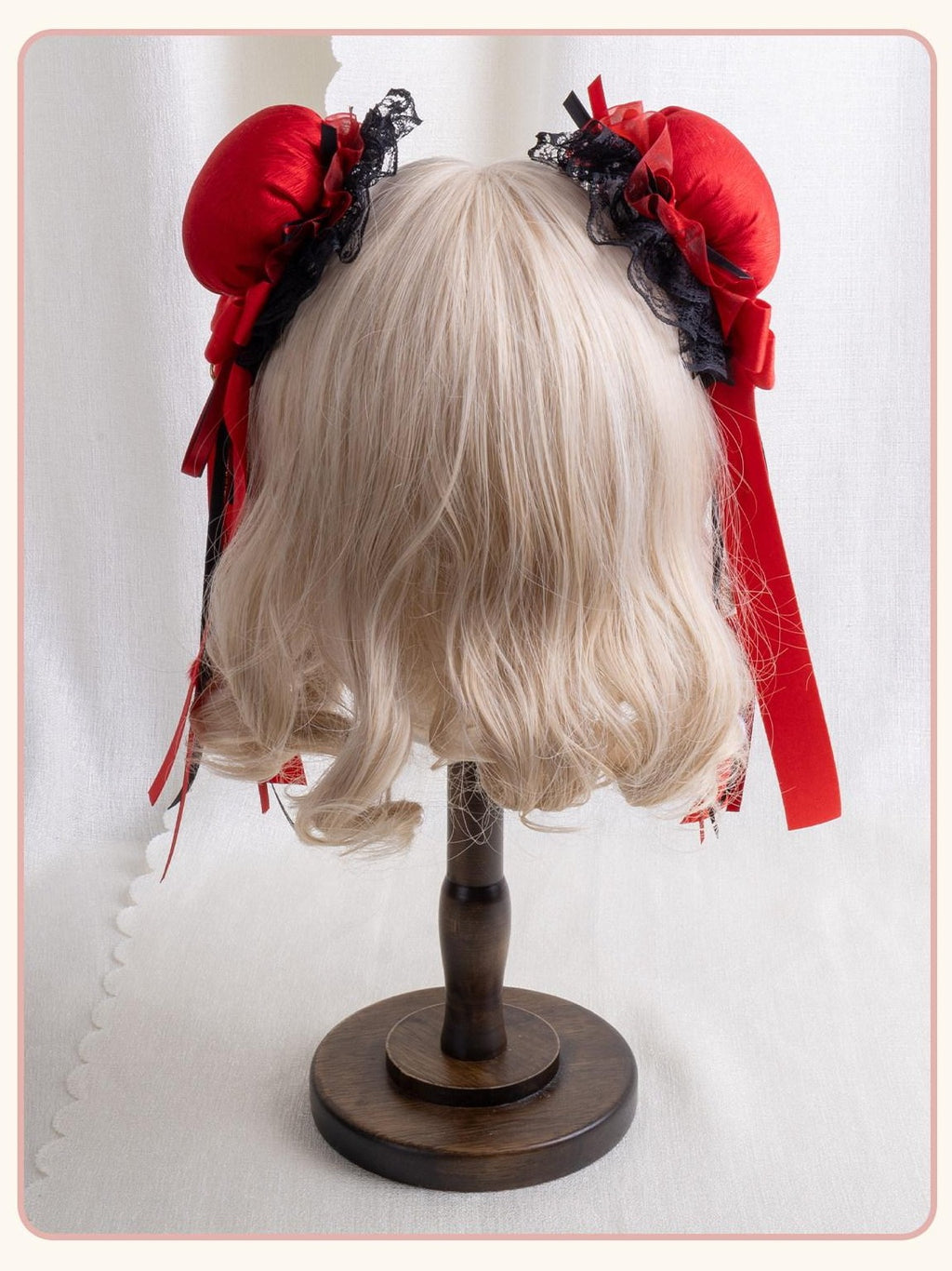 Stardust Rose Stardust Rose Candy Cloud Round Tassel Lolita Women's Hair Clips