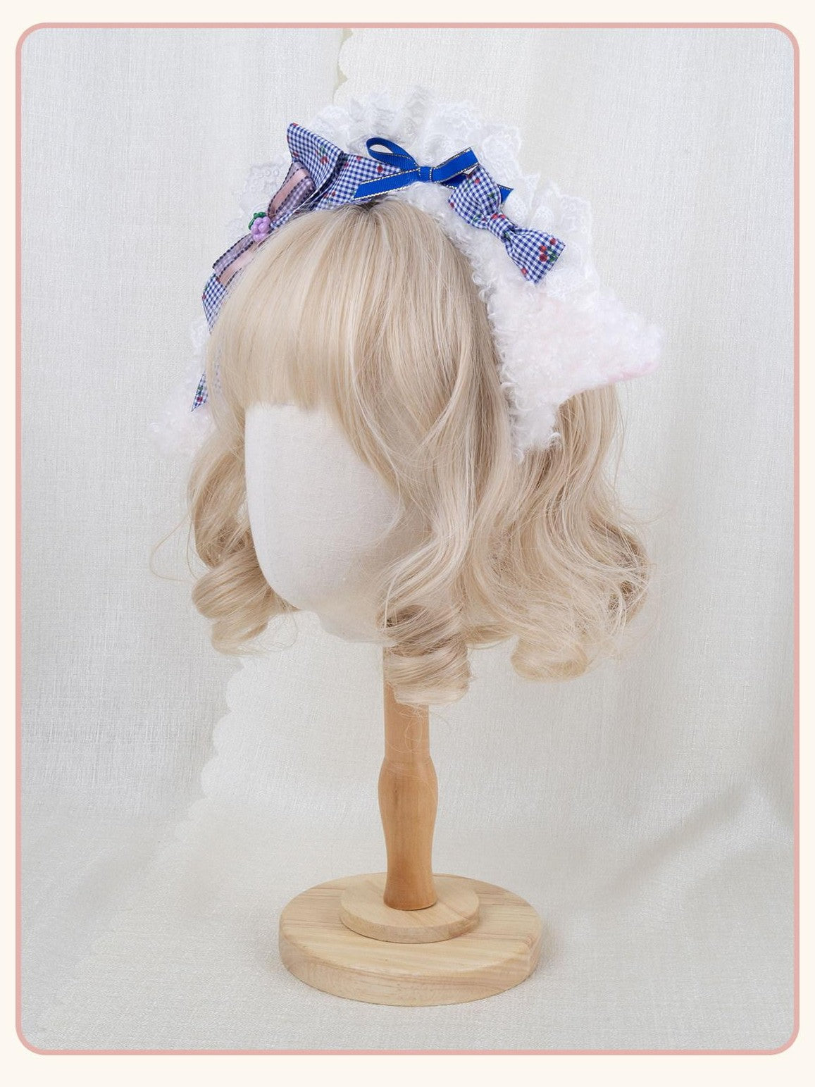 Stardust Rose Stardust Rose Gorgeous Bow Sheep Plush Lolita Women's Kc / Headbands