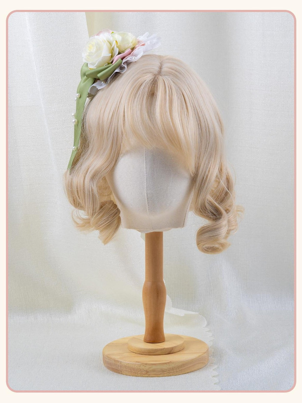 Stardust Rose Stardust Rose Hexagram Floral Lolita Handmade Women's Bonnets