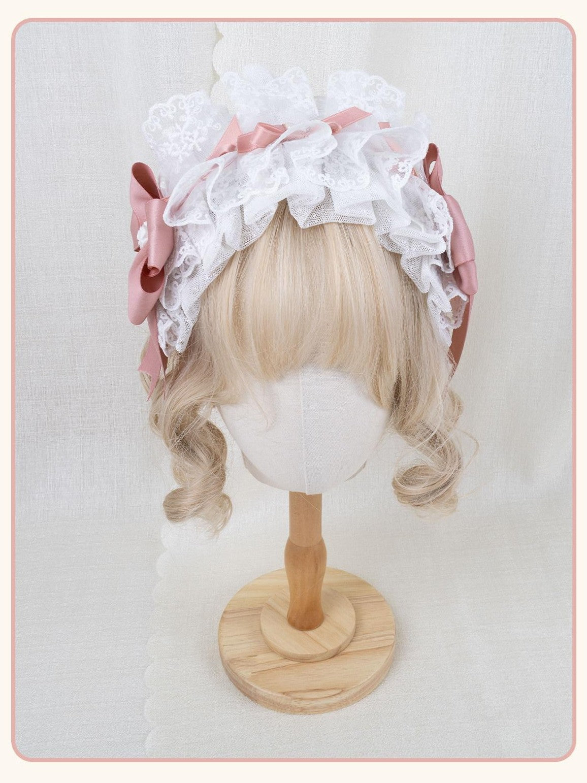 Stardust Rose Stardust Rose Lace Bow Rosebud Mini Hat Wrist Corsage Women's Kc / Headbands