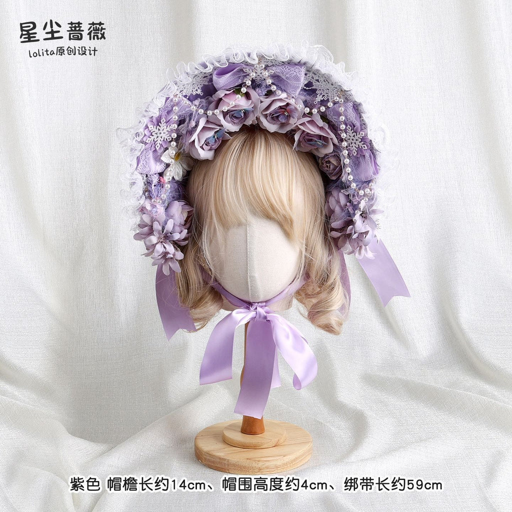 Stardust_Rose_Stardust_Rose_Lolita_Court_Beret_Handmade_Multicolor_Women's_Hair_Clips_975402991158_MISSTT