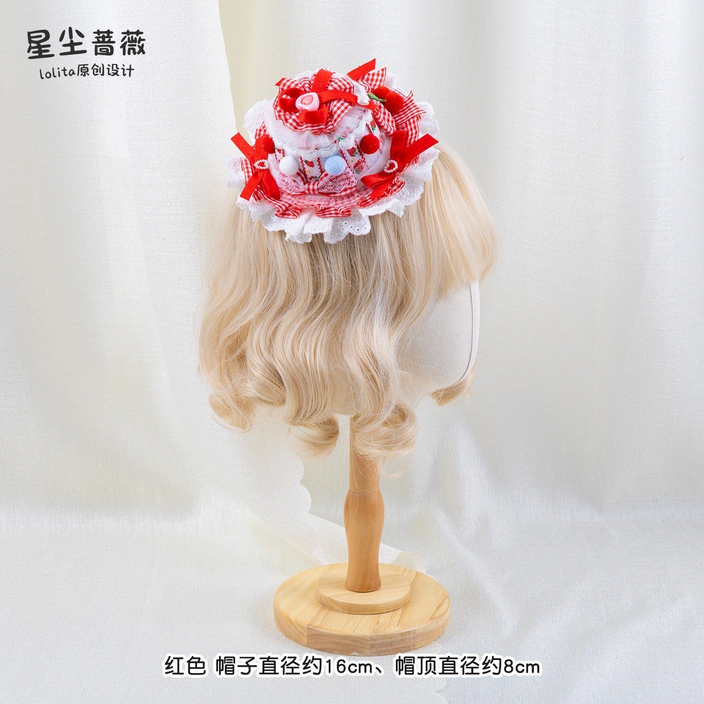 Stardust_Rose_Stardust_Rose_Lolita_Kc_Lace_Bow_Cake_Mini_Hat_Elegant_Cute_Women's_Hair_Clips_972455419017_MISSTT