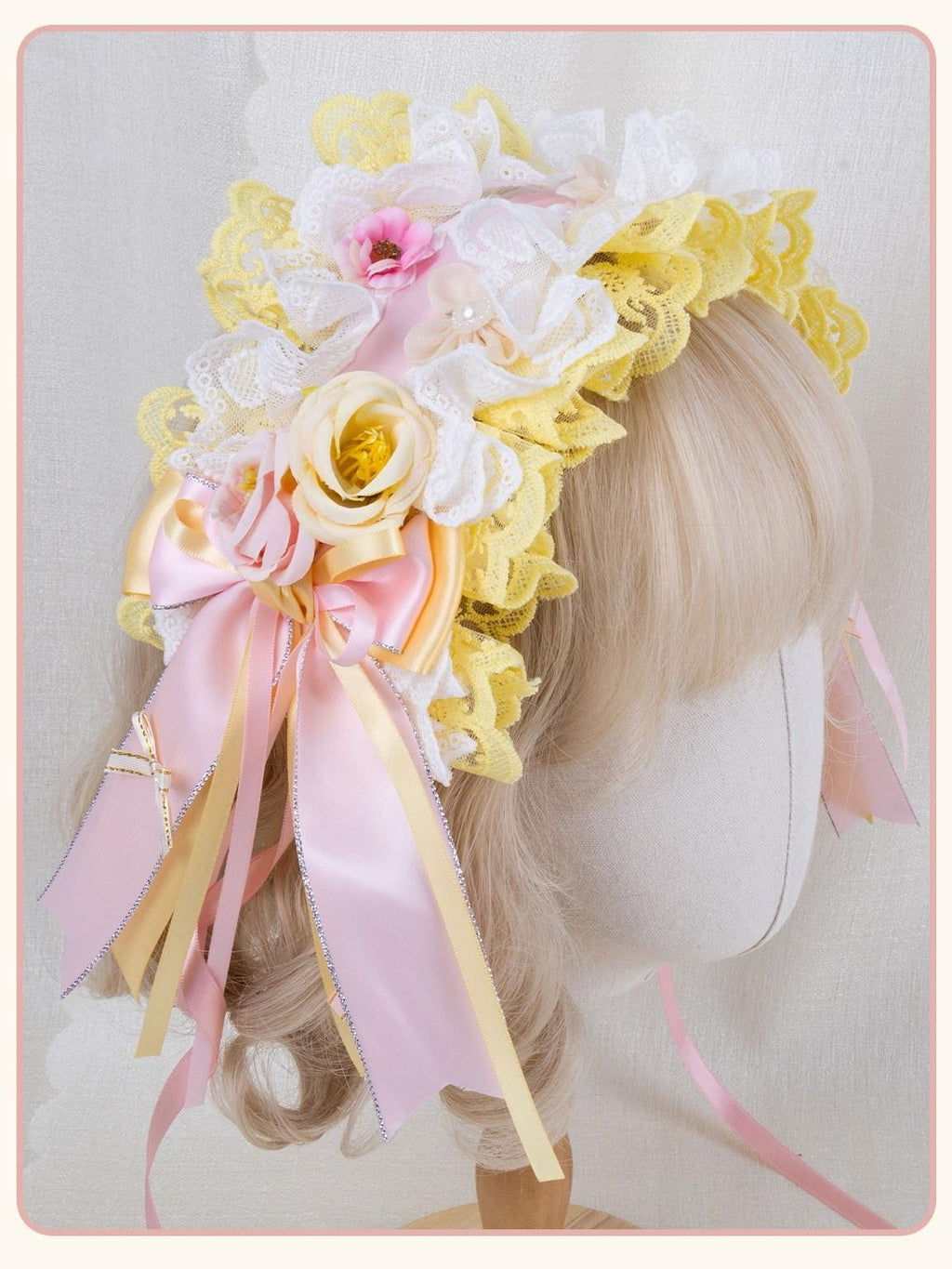 Stardust Rose Stardust Rose Lolita Lace Bow Rosebud Women's Lace Kc / Headbands