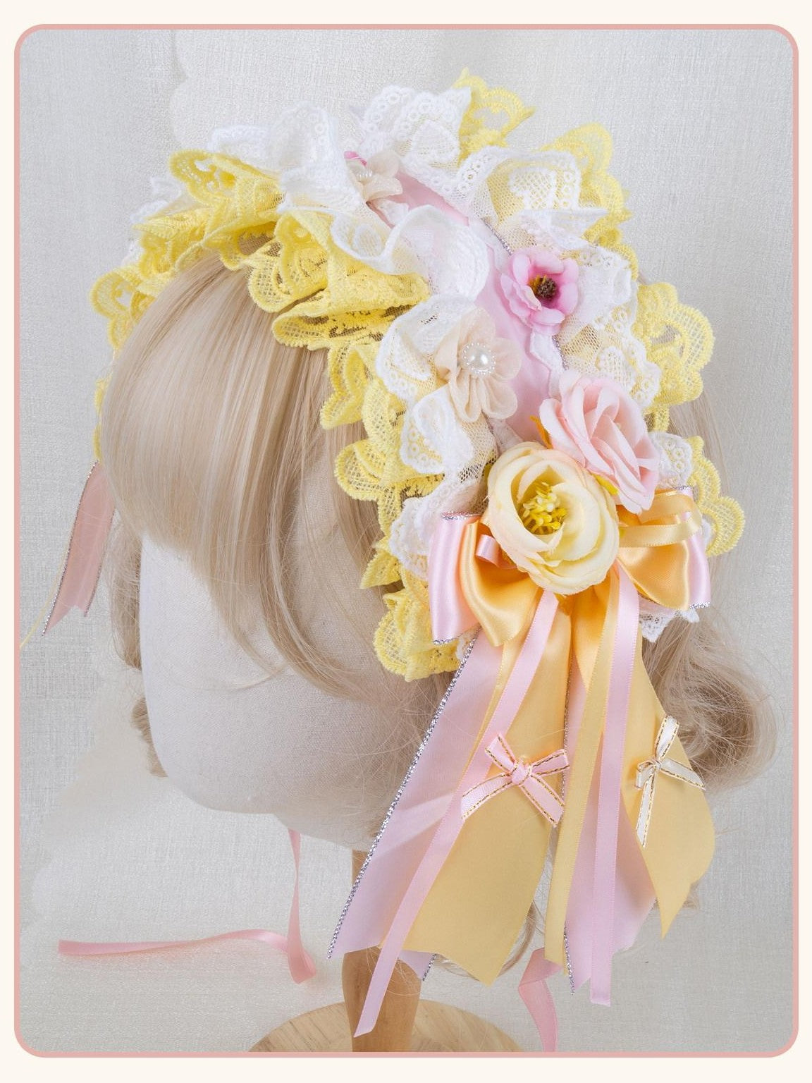 Stardust Rose Stardust Rose Lolita Lace Bow Rosebud Women's Lace Kc / Headbands