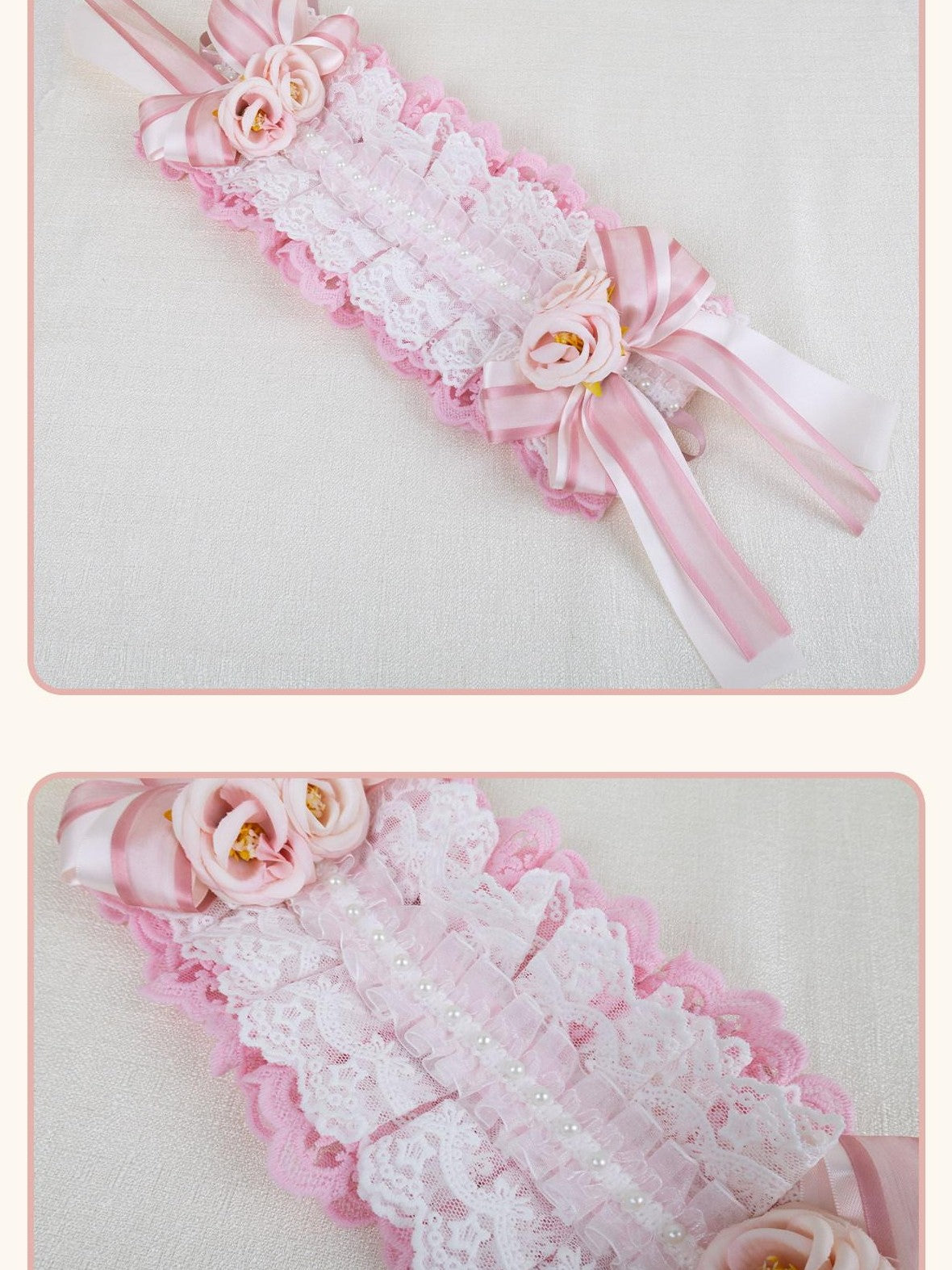 Stardust Rose Stardust Rose Lolita Lace Bow Rosebud Women's Lace Kc / Headbands
