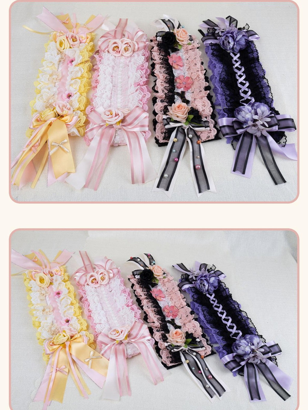 Stardust Rose Stardust Rose Lolita Lace Bow Rosebud Women's Lace Kc / Headbands