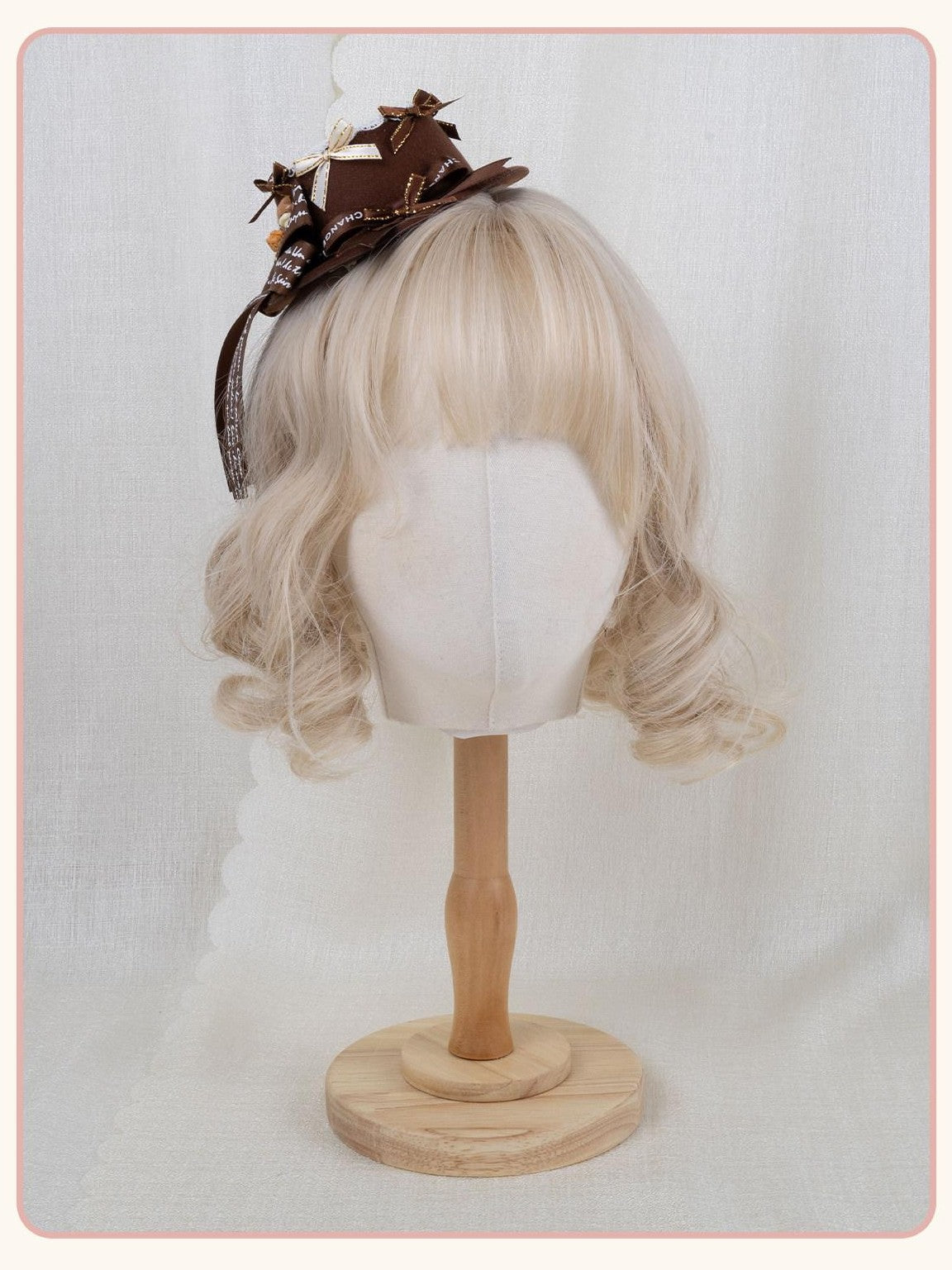 Stardust Rose Stardust Rose Lolita Mini Hat Clip Handmade Women's Chocolate Kc / Headbands