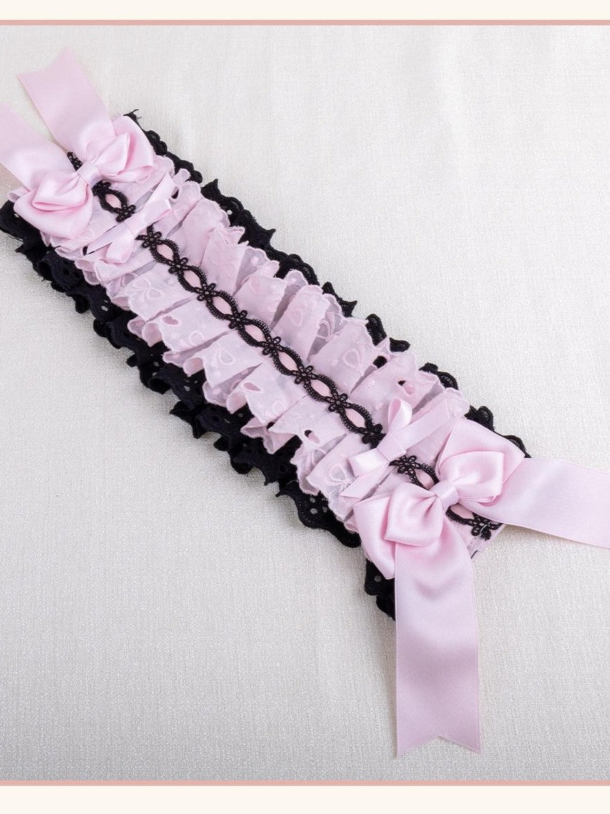 Stardust Rose Stardust Rose Scarlet Plaid Mini Top Hat Black Lace Women's Kc / Headbands