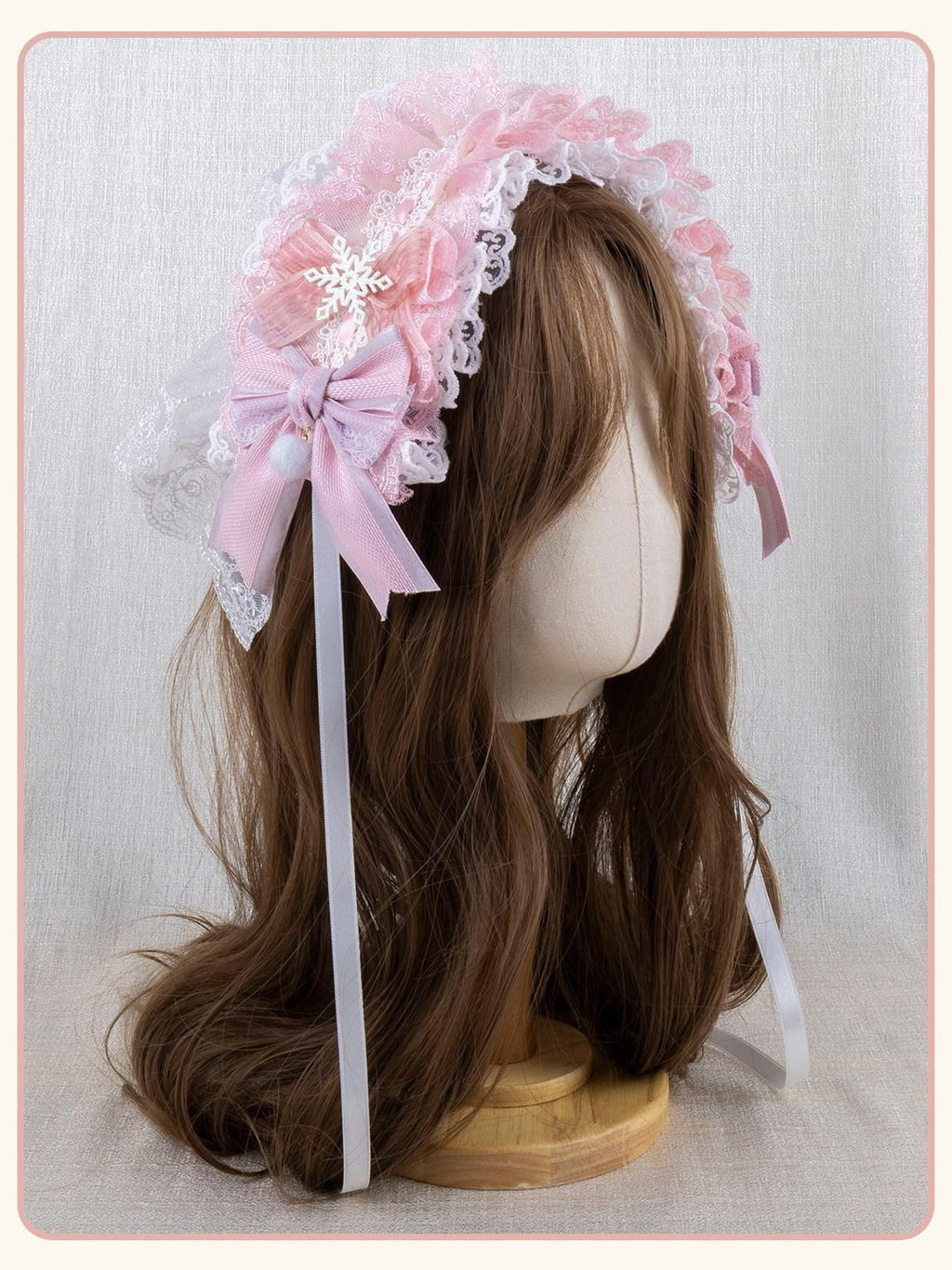 Stardust Rose Stardust Rose Tassel Bow Lace Lolita Sweet Women's Kc / Headbands