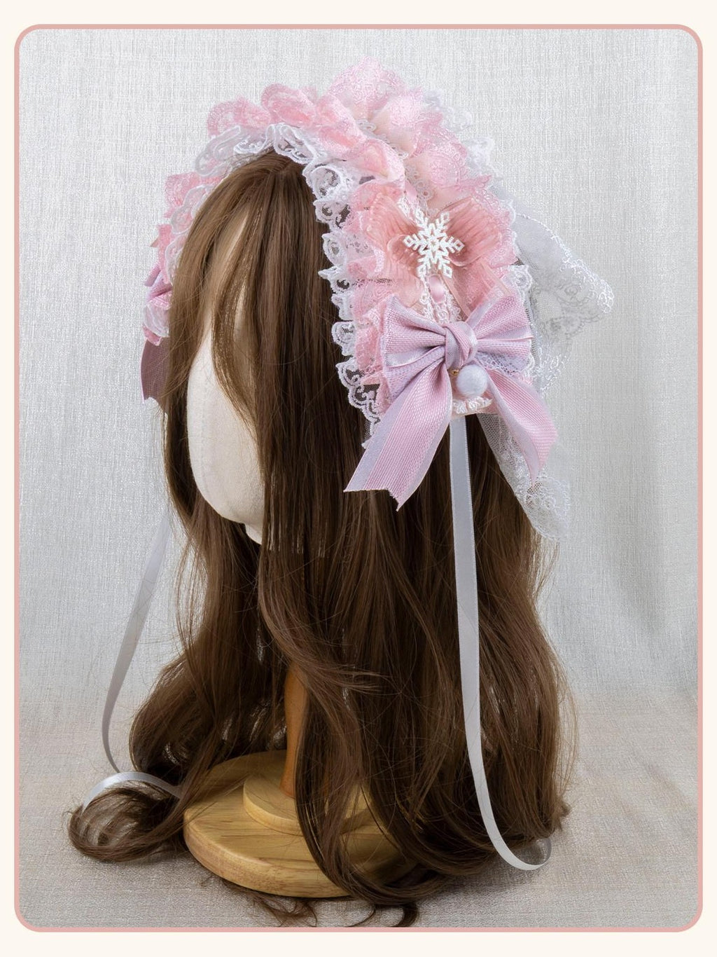 Stardust Rose Stardust Rose Tassel Bow Lace Lolita Sweet Women's Kc / Headbands