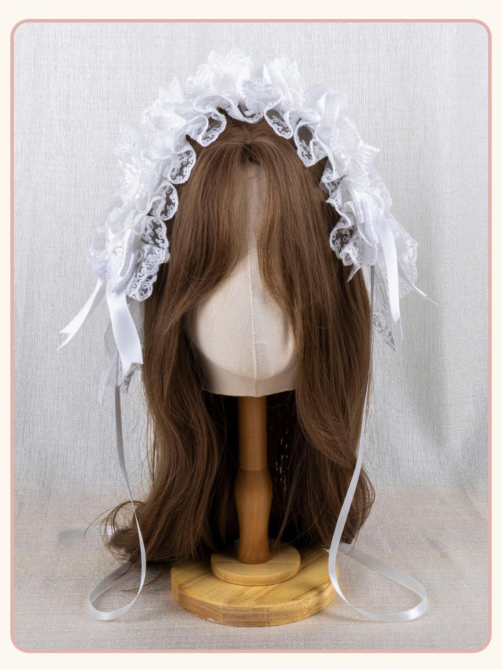 Stardust Rose Stardust Rose Tassel Bow Lace Lolita Sweet Women's Kc / Headbands