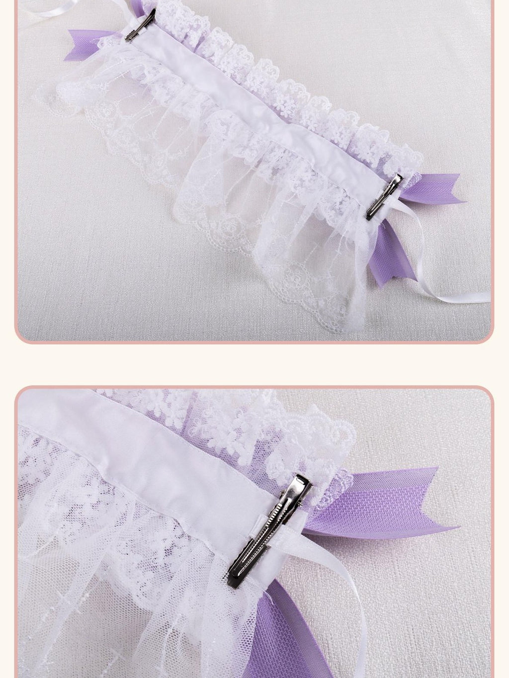 Stardust Rose Stardust Rose Tassel Bow Lace Lolita Sweet Women's Kc / Headbands