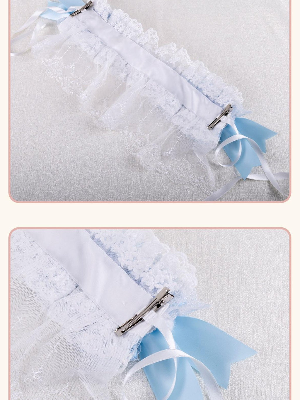 Stardust Rose Stardust Rose Tassel Bow Lace Lolita Sweet Women's Kc / Headbands